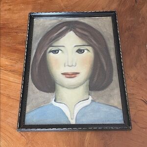 Beautiful MCM Portrait painting woman